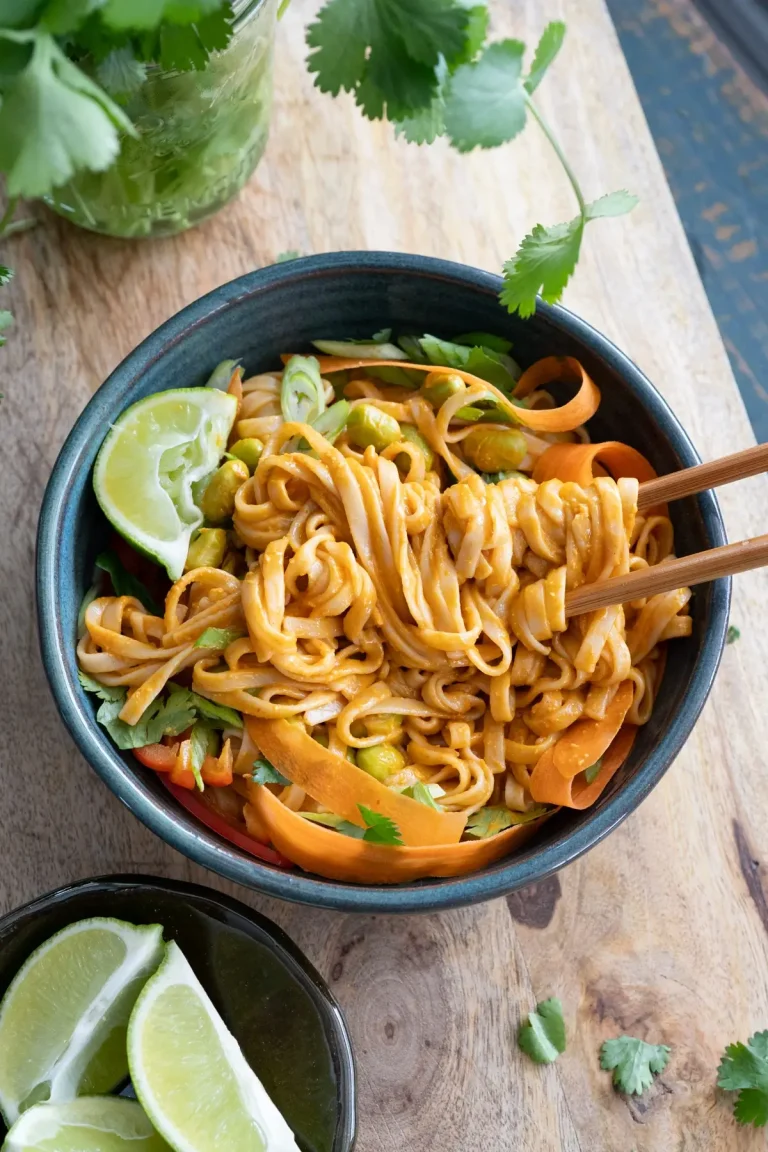 Thai Peanut Noodles: The 20-Minute Vegan Dinner That Tastes Like Takeaway