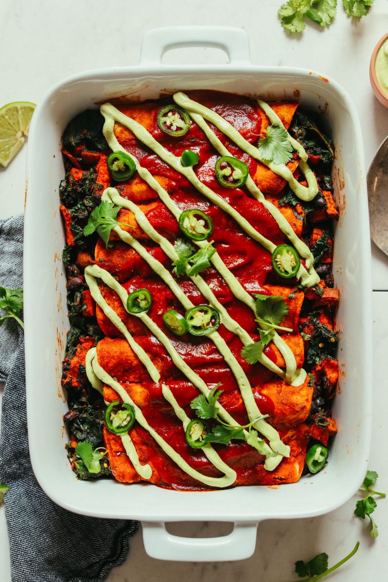 Sweet Potato and Black Bean Enchiladas: A Vegan Comfort Food Worth Making Every Week