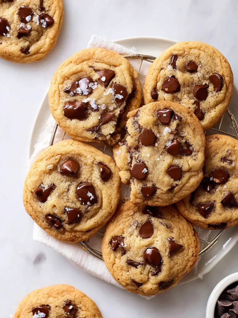 These vegan chocolate chip cookies have crispy edges, chewy gooey centres, and zero dairy. The best plant-based cookie recipe you will ever make. 